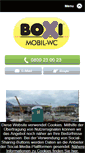 Mobile Screenshot of boxi-wc.at